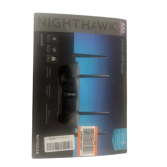 COPY - NETGEAR Nighthawk 6-Stream AX5400 Wifi 6 Router 2500 sq ft coverage - Picture 3 of 8